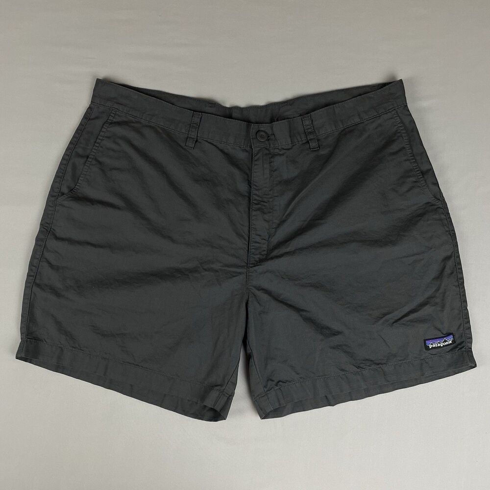 Patagonia Lightweight Hemp Shorts 7" Men's 40 Grey Earthy Gorpcore Outdoors Hike